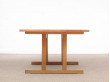 Table de repas scandinave en chêne massif Modèle Shaker 6287