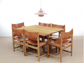 Mid-Century modern scandinavian dining table  Shaker 6287 by Borge Mogensen