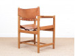 Paire de fauteuils scandinaves  Modèle modèle 3238 