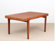 Mid-Century modern scandinavian dining table in teak 6/10 seats