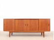 Mid-Century modern scandinavian side bord in teak by H.P. Hansen