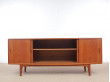 Mid-Century modern scandinavian side bord in teak by H.P. Hansen