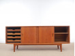 Mid-Century modern scandinavian side bord in teak by H.P. Hansen