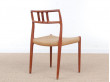 Mid-Century Modern danish set of 4 chairs in teak model 79 by Niels O. Møller