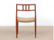 Mid-Century Modern danish set of 4 chairs in teak model 79 by Niels O. Møller