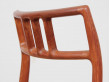 Mid-Century Modern danish set of 4 chairs in teak model 79 by Niels O. Møller