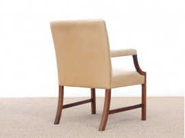 Mid-Century Modern arm chair by Ole Wanscher in Rio rosewood 