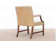 Mid-Century Modern arm chair by Ole Wanscher in Rio rosewood 