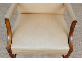 Mid-Century Modern arm chair by Ole Wanscher in Rio rosewood 