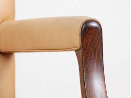 Mid-Century Modern arm chair by Ole Wanscher in Rio rosewood 