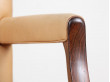 Mid-Century Modern arm chair by Ole Wanscher in Rio rosewood 