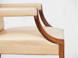 Mid-Century Modern arm chair by Ole Wanscher in Rio rosewood 