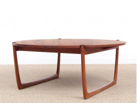 Table basse scandinave en teck massif 