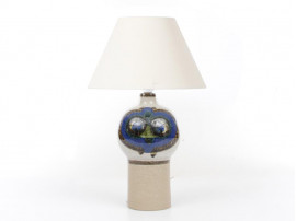 Mid-Century  modern scandinavian ceramic lamp 