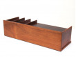 Mid century modern Desk Top Organizer in Rio rosewood