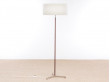 Mid-Century  modern scandinavian floor lamp in teak and steel