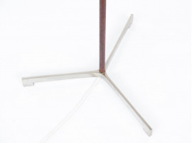 Mid-Century  modern scandinavian floor lamp in teak and steel