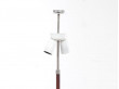 Mid-Century  modern scandinavian floor lamp in teak and steel