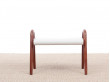 Mid-Century  modern scandinavian foot stool in teak by Vilhelm Lauritzen