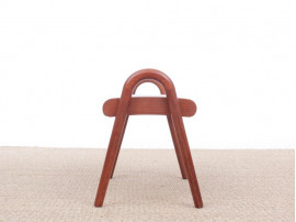 Mid-Century  modern scandinavian foot stool in teak by Vilhelm Lauritzen