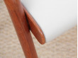 Mid-Century  modern scandinavian foot stool in teak by Vilhelm Lauritzen