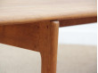 Mid-Century  modern scandinavian coffee table in solid oak by Hans Wegner