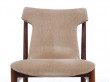 Mid-century Modern set of 4 IK dining chairs in Rio rosewood by Inger Klingenberg