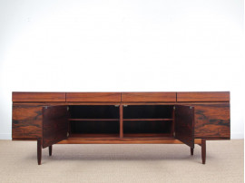 Mid-Century  modern scandinavian side bord in Rio rosewood by Ib Kofod Larsen for Faarup Mobelfabrik