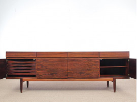 Mid-Century  modern scandinavian side bord in Rio rosewood by Ib Kofod Larsen for Faarup Mobelfabrik