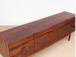 Mid-Century  modern scandinavian side bord in Rio rosewood by Ib Kofod Larsen for Faarup Mobelfabrik