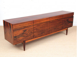 Mid-Century  modern scandinavian side bord in Rio rosewood by Ib Kofod Larsen for Faarup Mobelfabrik