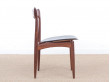 Set of 4 scandinavian chairs in teak designed by Henry Walter Klein