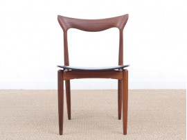 Set of 4 scandinavian chairs in teak designed by Henry Walter Klein