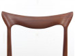 Set of 4 scandinavian chairs in teak designed by Henry Walter Klein