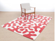 Tapis scandinave en laine tissé main. Pièce unique vintage. 223 x 163 cm.