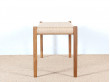 Banc scandinave n°63 A en teck et corde de Niels Moller pour JL Mollers 120 cm