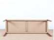 Banc scandinave n°63 A en teck et corde de Niels Moller pour JL Mollers 120 cm