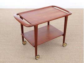 Mid-Century  modern scandinavian teak trolley by Niels O Møller