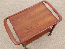 Mid-Century  modern scandinavian teak trolley by Niels O Møller