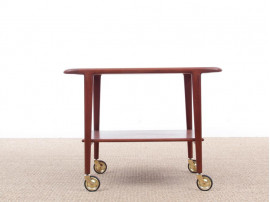 Mid-Century  modern scandinavian teak trolley by Niels O Møller