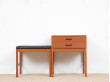 Mid-Century  modern scandinavian set of hall furniture in teak