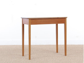 Mid-Century  modern scandinavian lamp table or bed table in teak