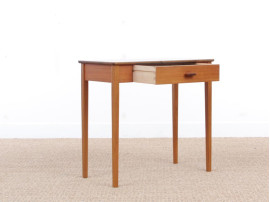 Mid-Century  modern scandinavian lamp table or bed table in teak