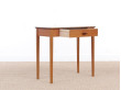 Petit table d'appoint ou chevet scandinave en teck