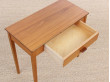 Mid-Century  modern scandinavian lamp table or bed table in teak