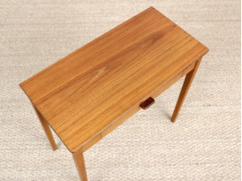 Mid-Century  modern scandinavian lamp table or bed table in teak