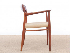 Mid-Century  modern scandinavian armchair in teak model 56 by Niels O. Møller