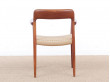 Mid-Century  modern scandinavian armchair in teak model 56 by Niels O. Møller