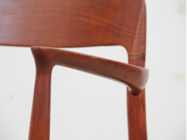 Mid-Century  modern scandinavian armchair in teak model 56 by Niels O. Møller