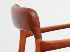 Mid-Century  modern scandinavian armchair in teak model 56 by Niels O. Møller